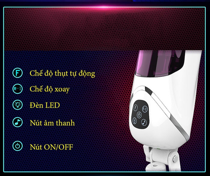 Thiết bị thủ dâm tình dục bằng miệng cho nam