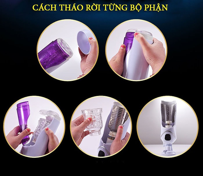 Thiết bị thủ dâm tình dục bằng miệng cho nam